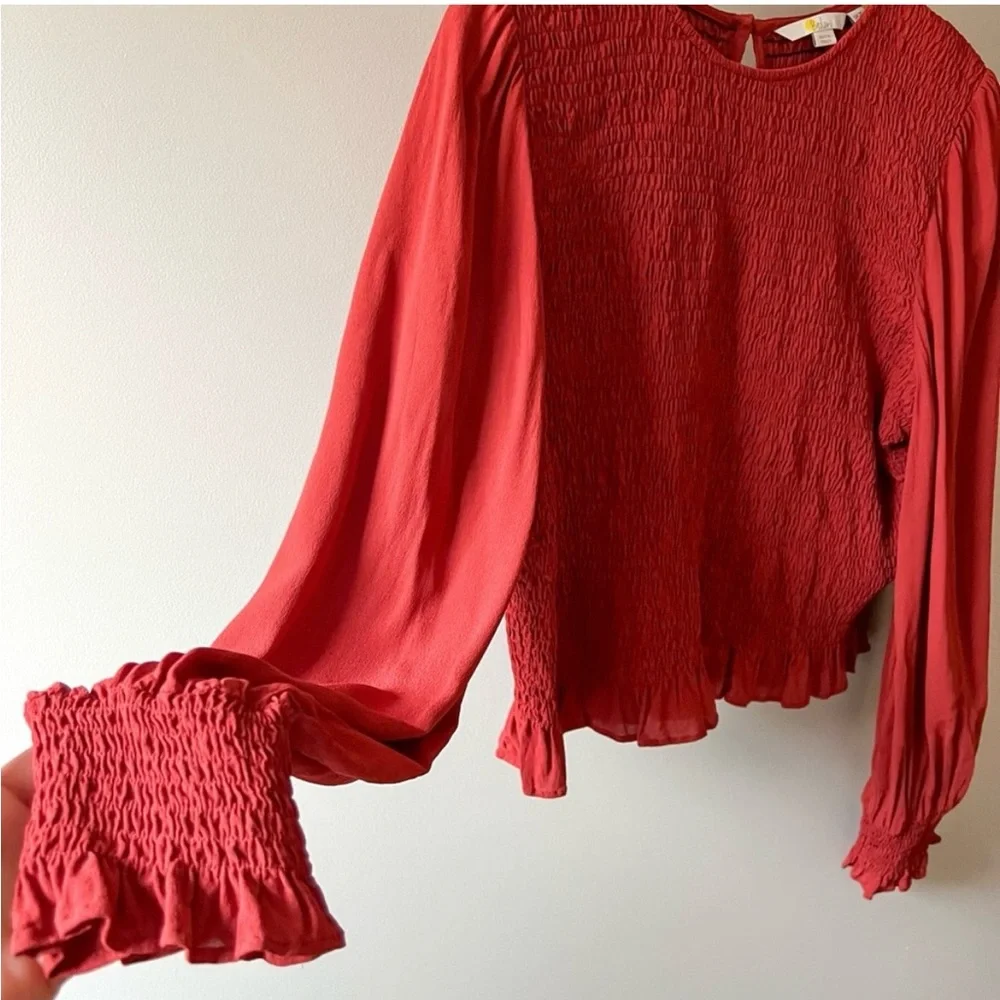 Elegant Red Women's Top